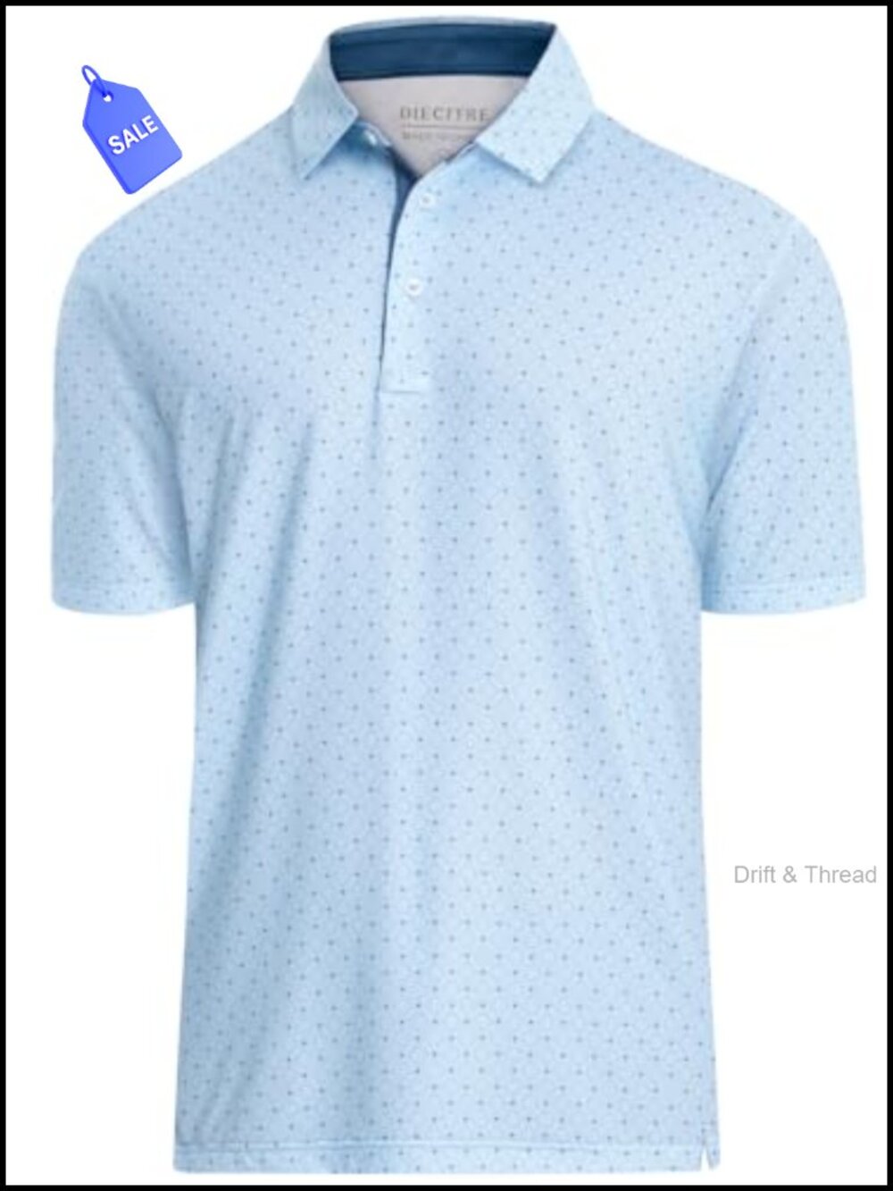Men's Golf Polo Shirt Short Sleeve Dry Fit Moisture Wicking Performance